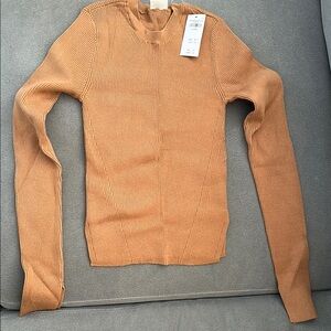 Abercrombie & Fitch Tan Crew Neck Sweater
